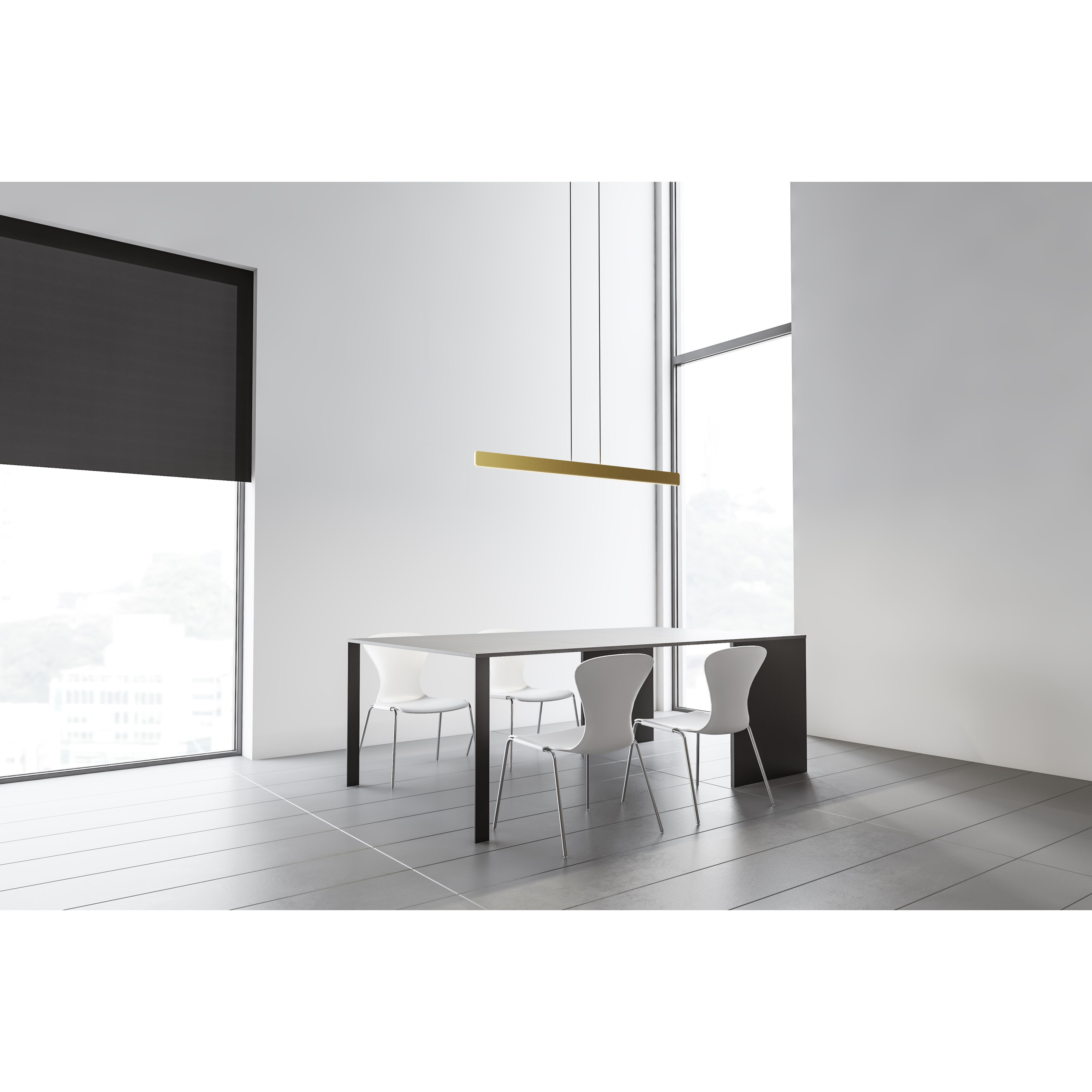 Sub LED 0.5 inch Gold Pendant Ceiling Light